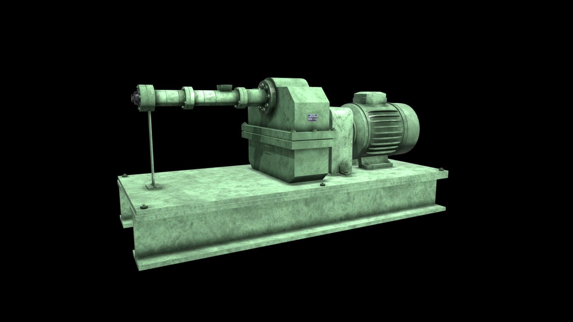 Rubber Extruder Low-poly 3D model_11