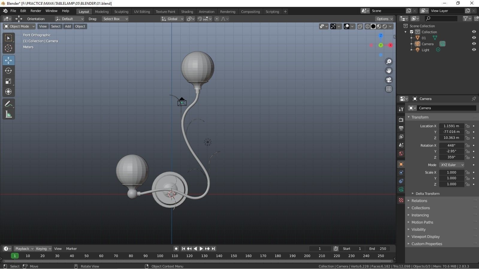 WALL LAMP 3D model_6