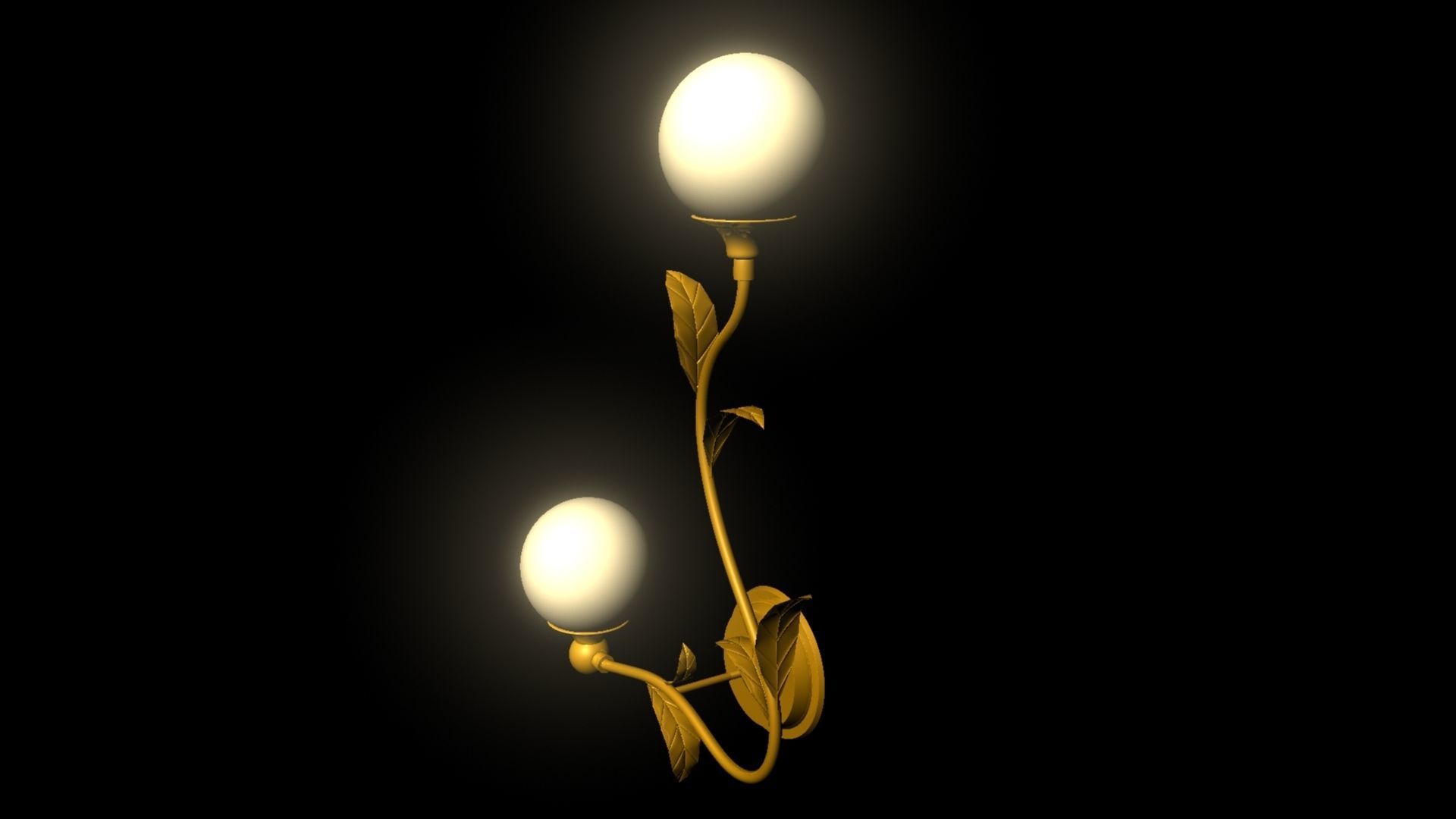 WALL LAMP 3D model_4