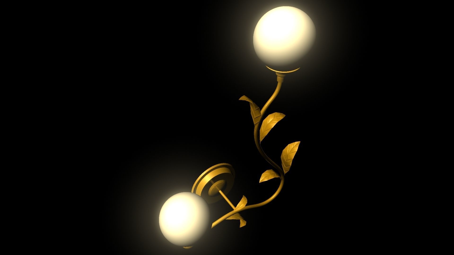 WALL LAMP 3D model_3