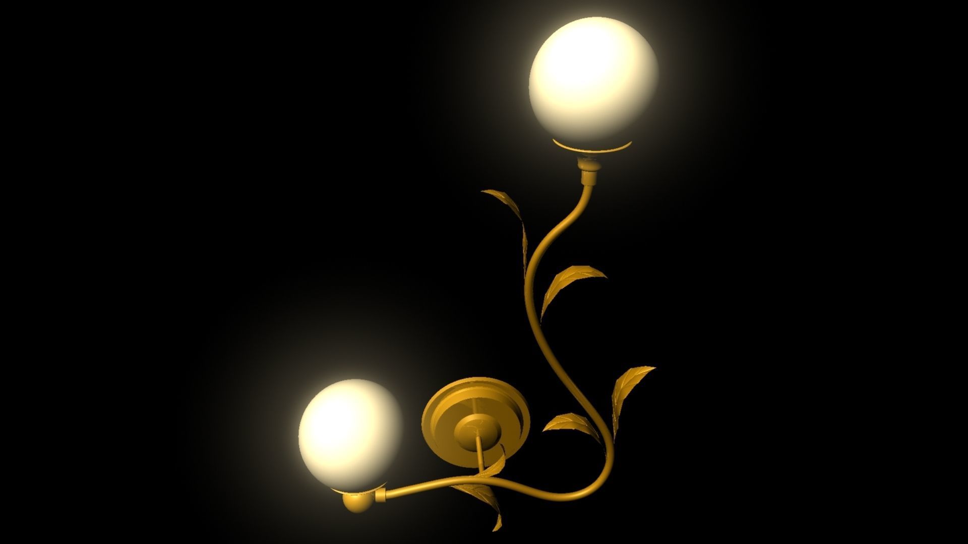 WALL LAMP 3D model_5