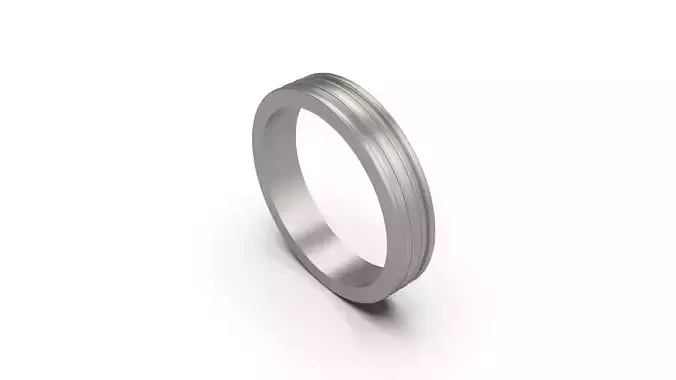 Band Ring 02 3D print model