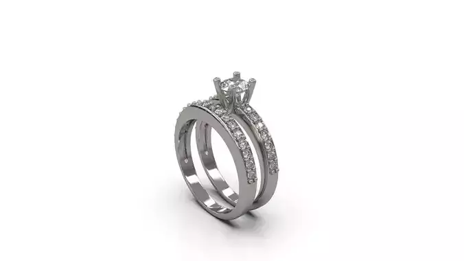 Woman Wedding Solitaire Ring 15
