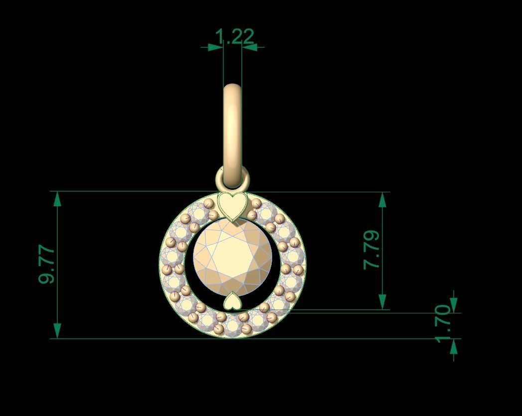 Pendant 11 3D print model_8