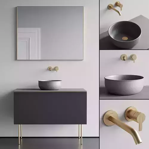 Inbani Strato Vanity Unit Set 5