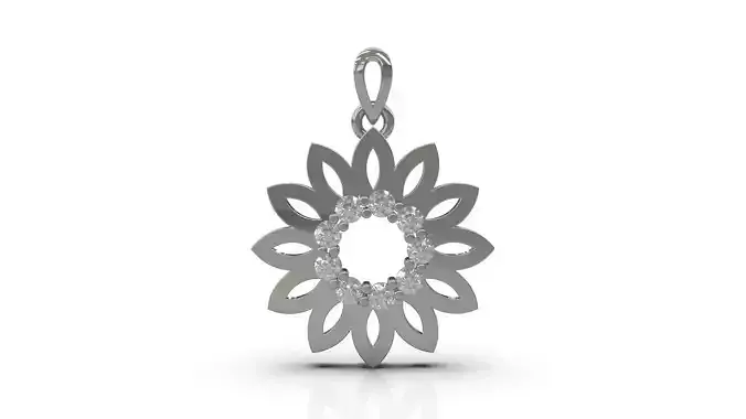 Flower Pendant 12