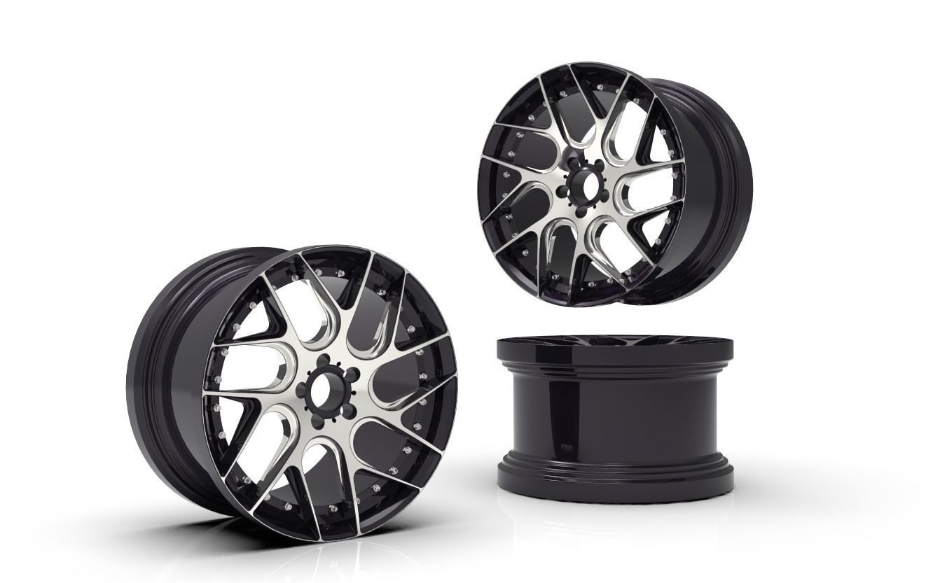 car rim wheel 3D print model_1