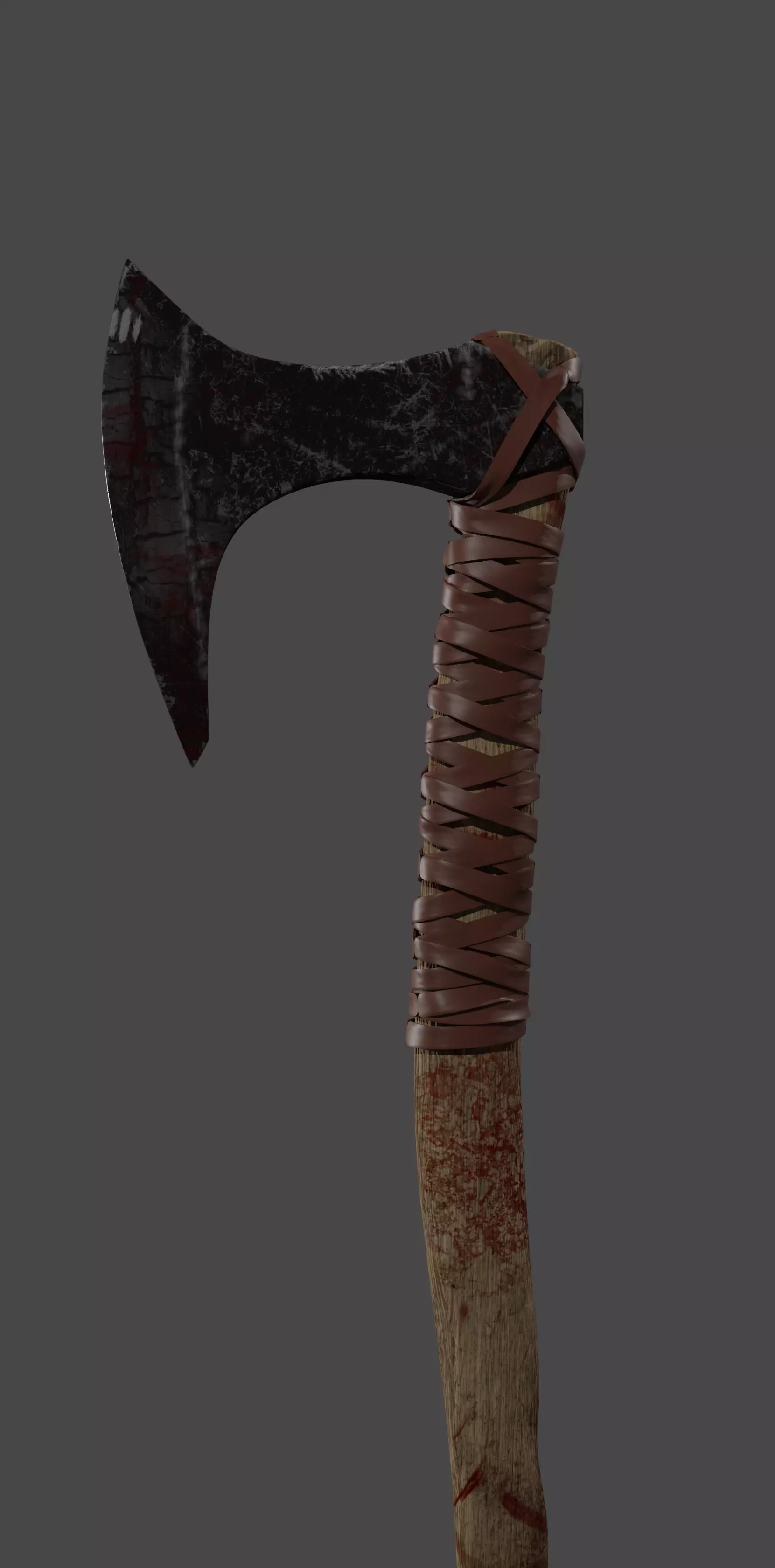 Axe viking 3D model_0