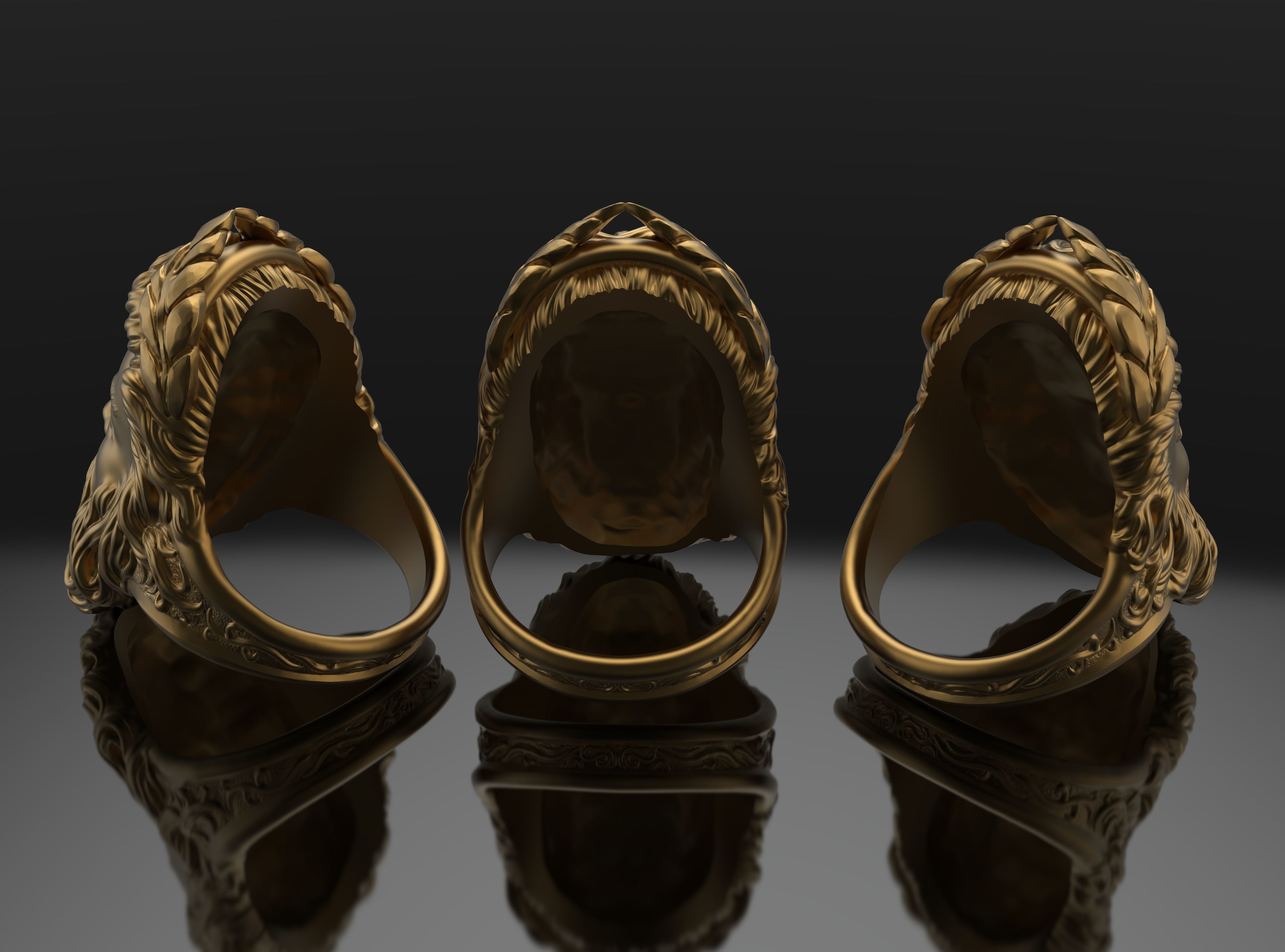 Odin ring  3D print model_2