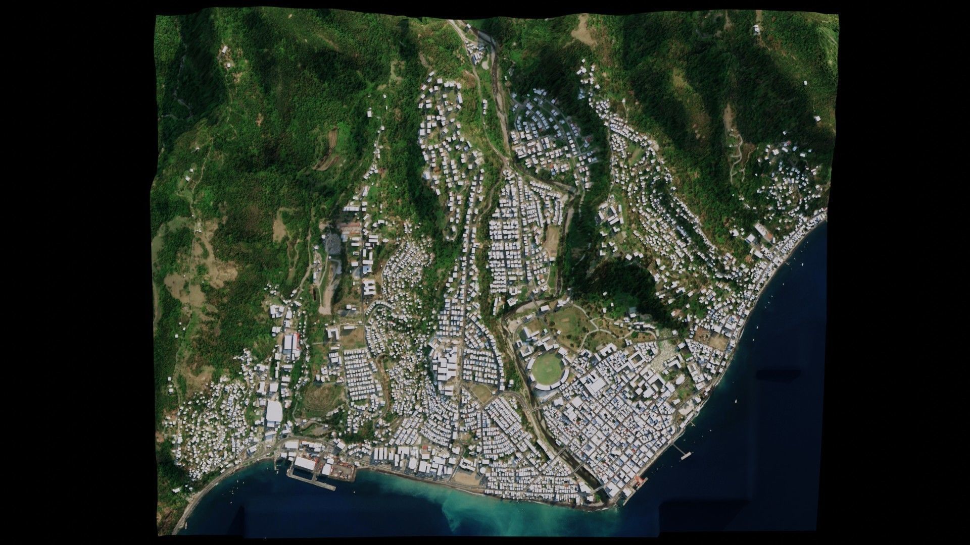 Roseau - Dominica 3D model_2
