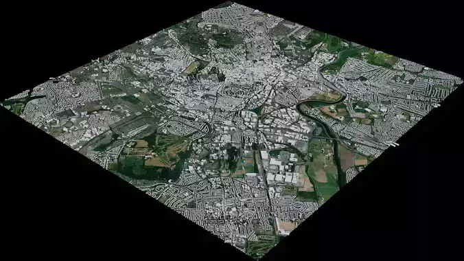 Nottingham - England 3D model