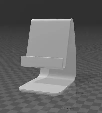 Cell phone Stand 3D model_0