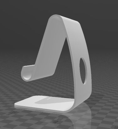 Cell phone Stand 3D model_1