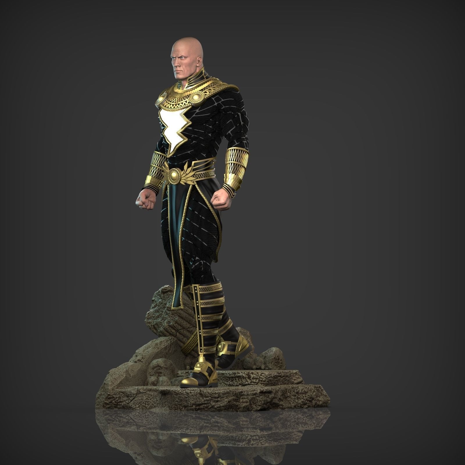 Black Adam Pharao 3D model_3