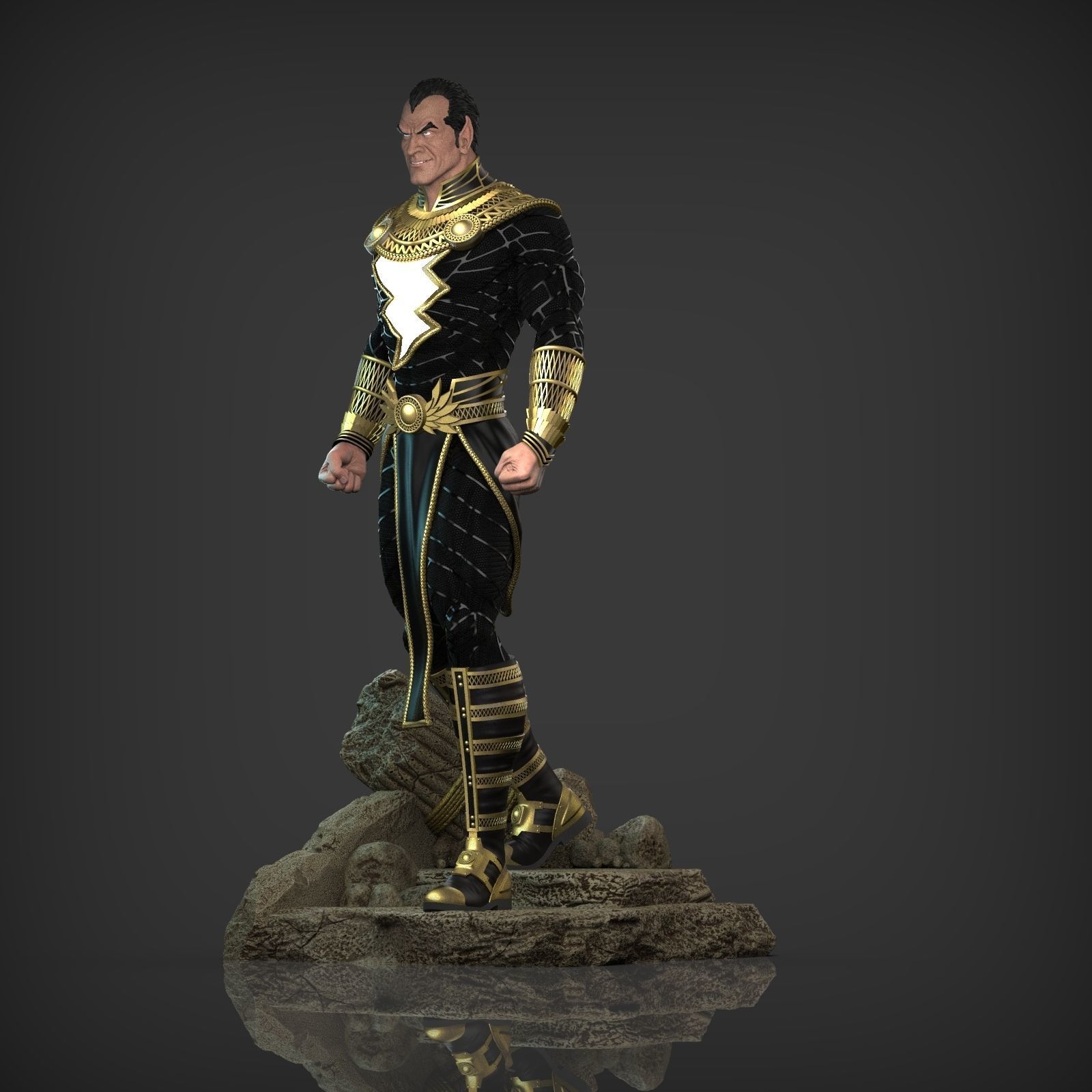 Black Adam Pharao 3D model_4
