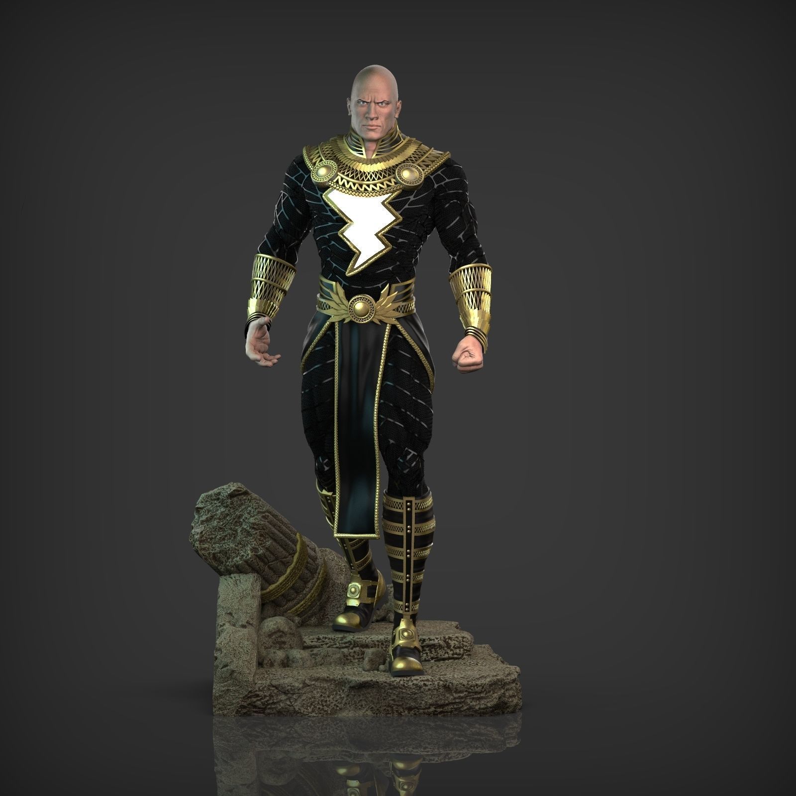 Black Adam Pharao 3D model_2