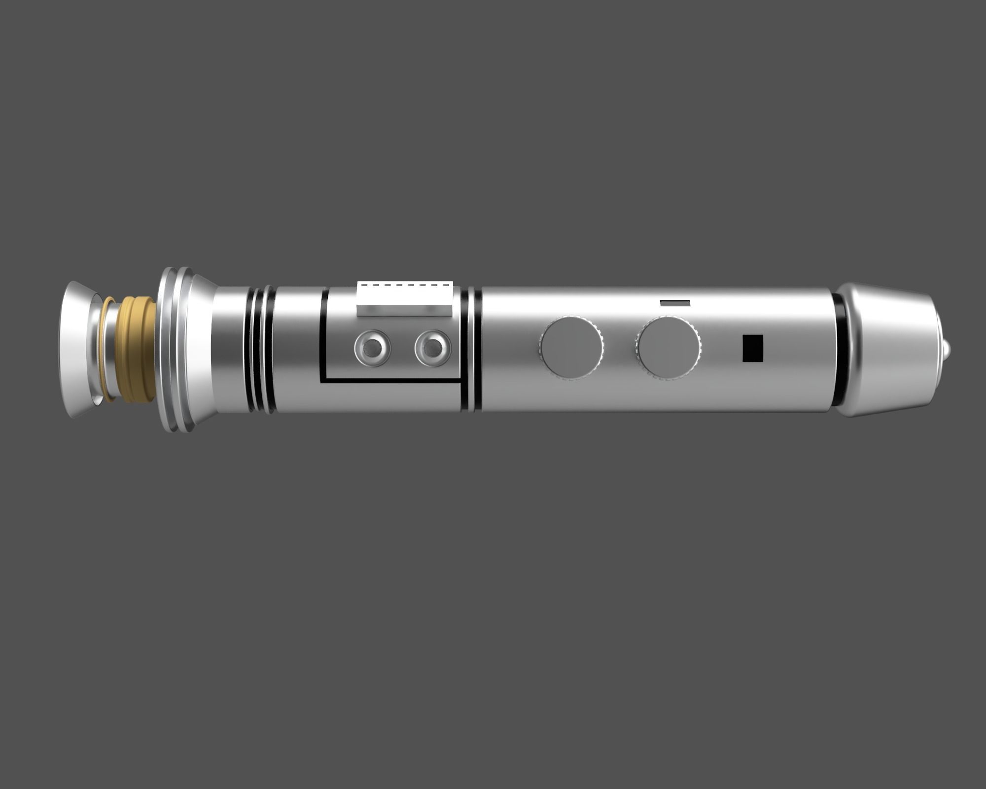 Adi Gallia - Shaak Ti Lightsaber Hilt 3D Print 3D print model_3