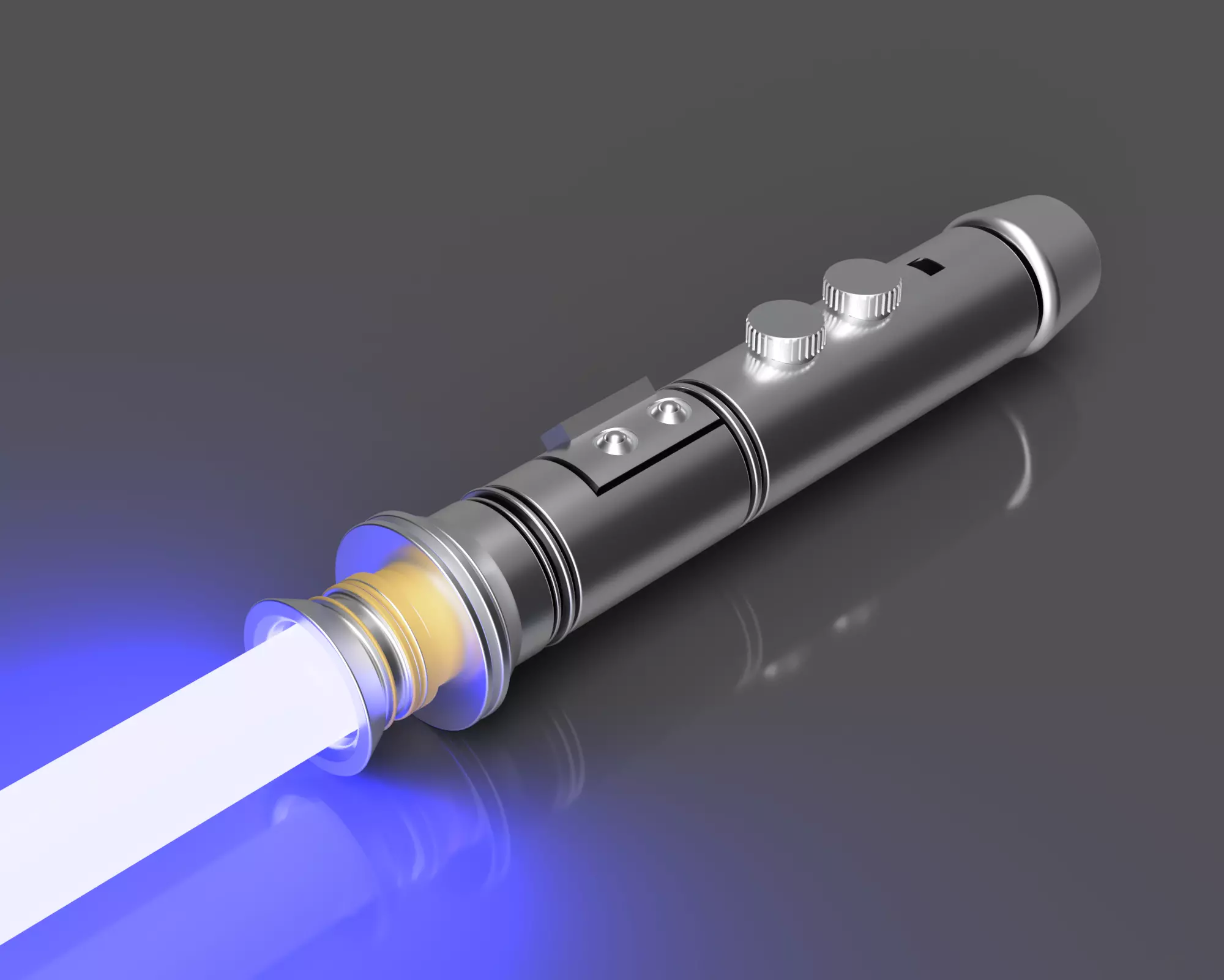 Adi Gallia - Shaak Ti Lightsaber Hilt 3D Print 3D print model_0