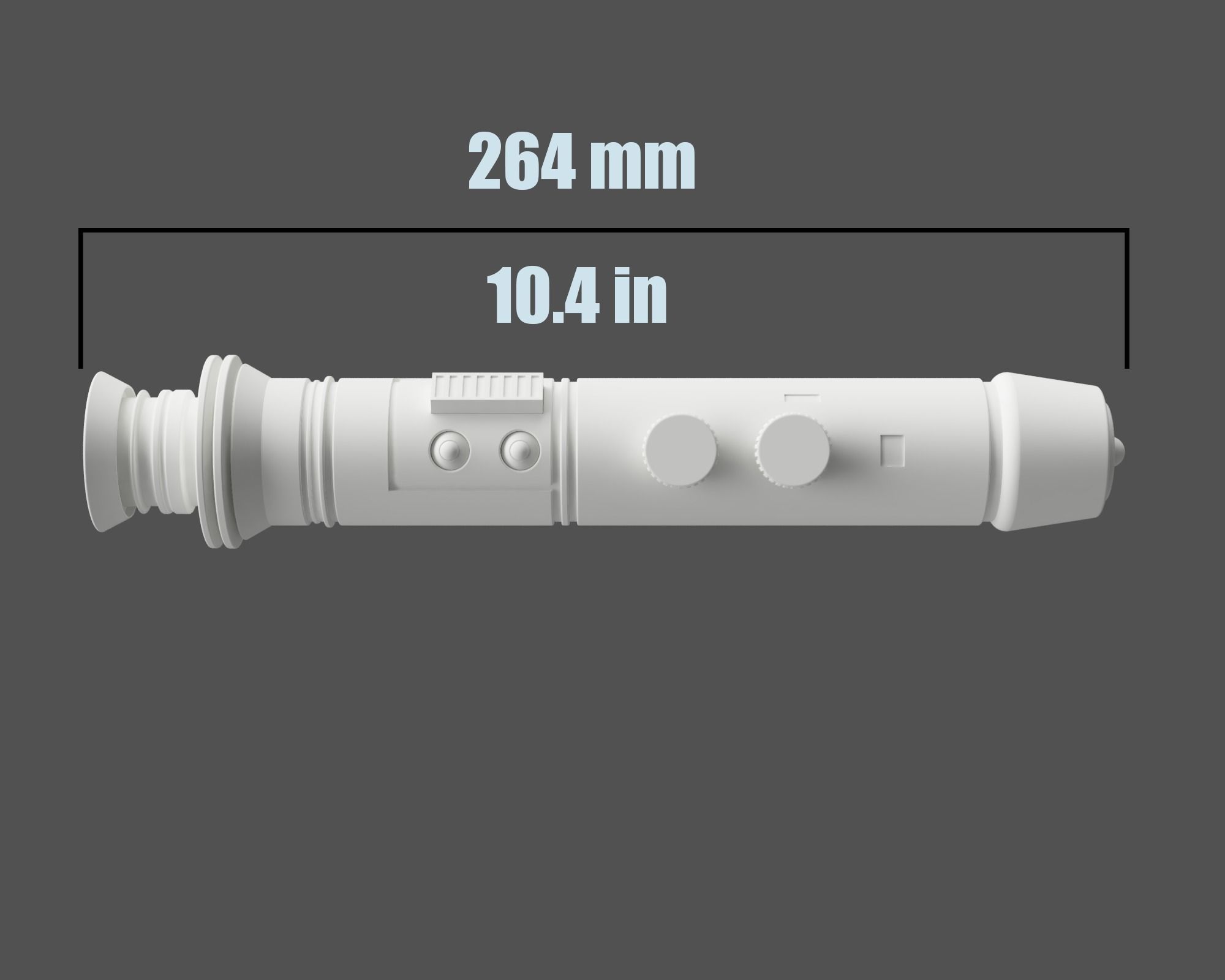 Adi Gallia - Shaak Ti Lightsaber Hilt 3D Print 3D print model_7