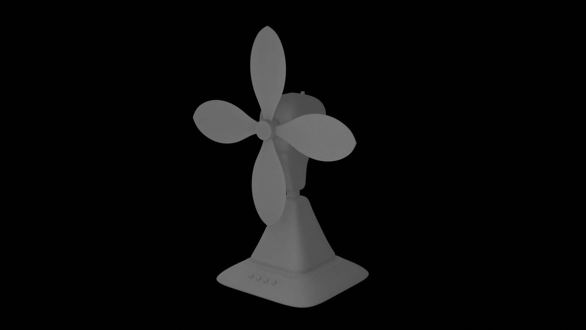 Simple Fan Free 3D model_1