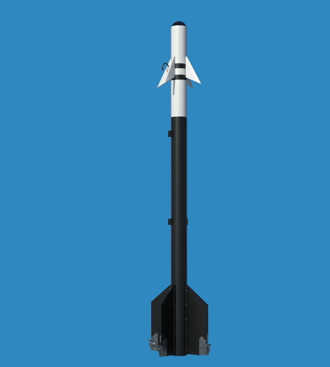 AIM-9B Sidewinder USAF and USN 3D model_5