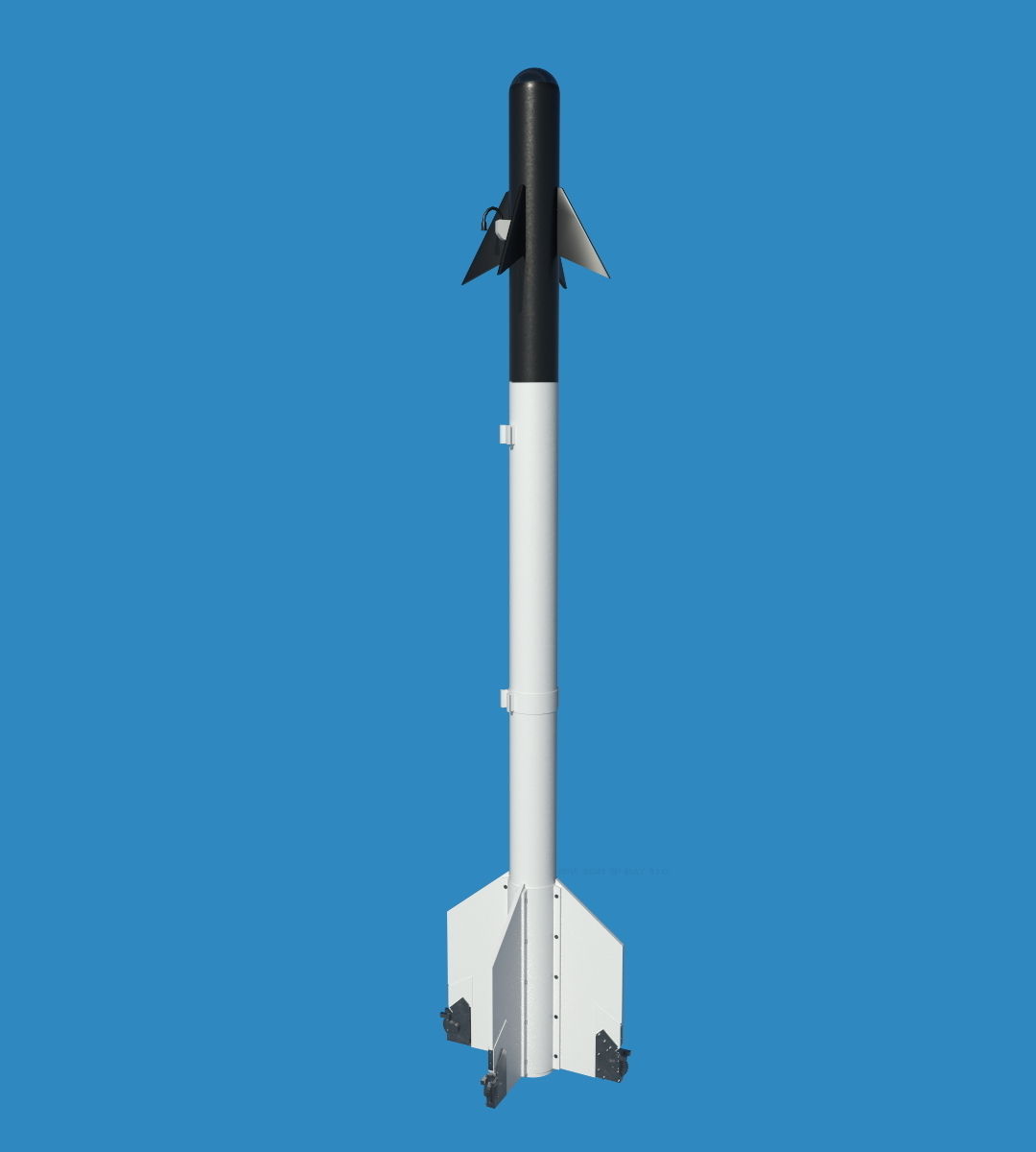 AIM-9B Sidewinder USAF and USN 3D model_10