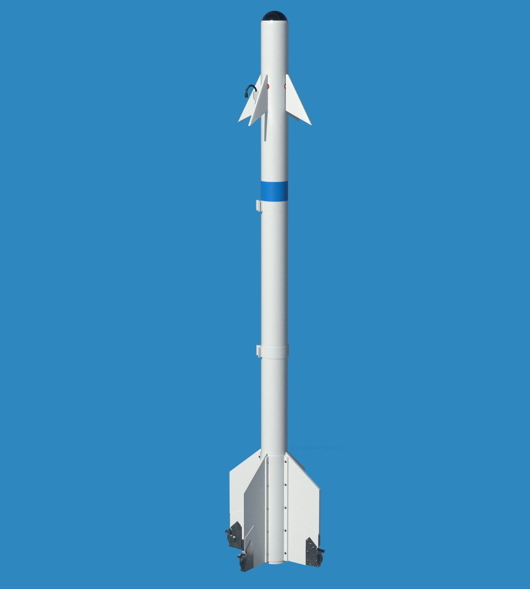 AIM-9B Sidewinder USAF and USN 3D model_4