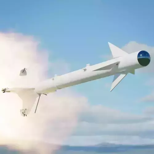 AIM-9B Sidewinder USAF and USN 3D model
