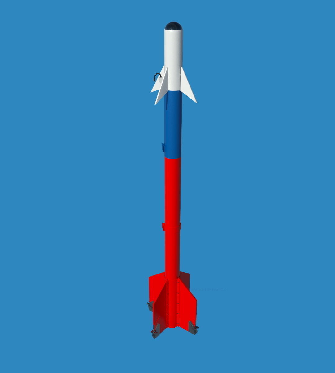 AIM-9B Sidewinder USAF and USN 3D model_11