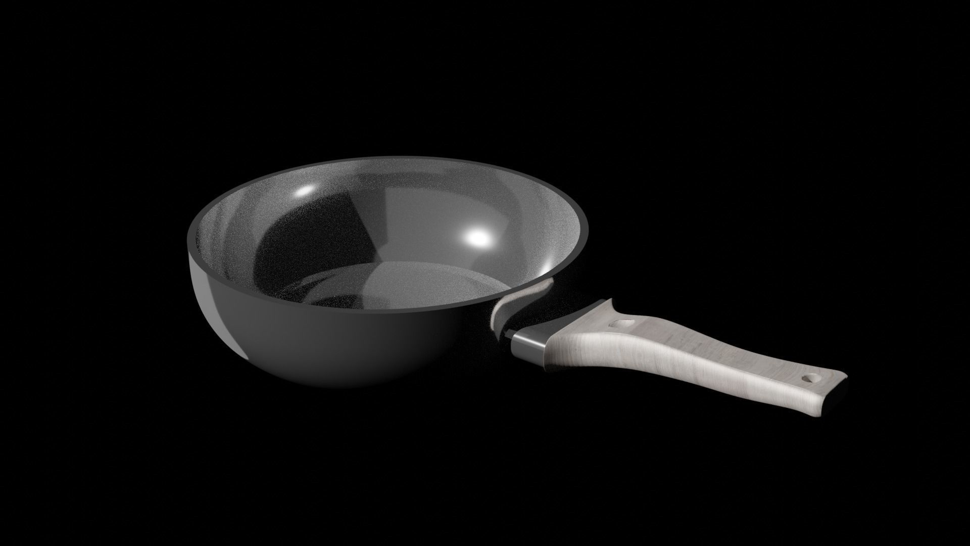 Frying Pan Free 3D model_1