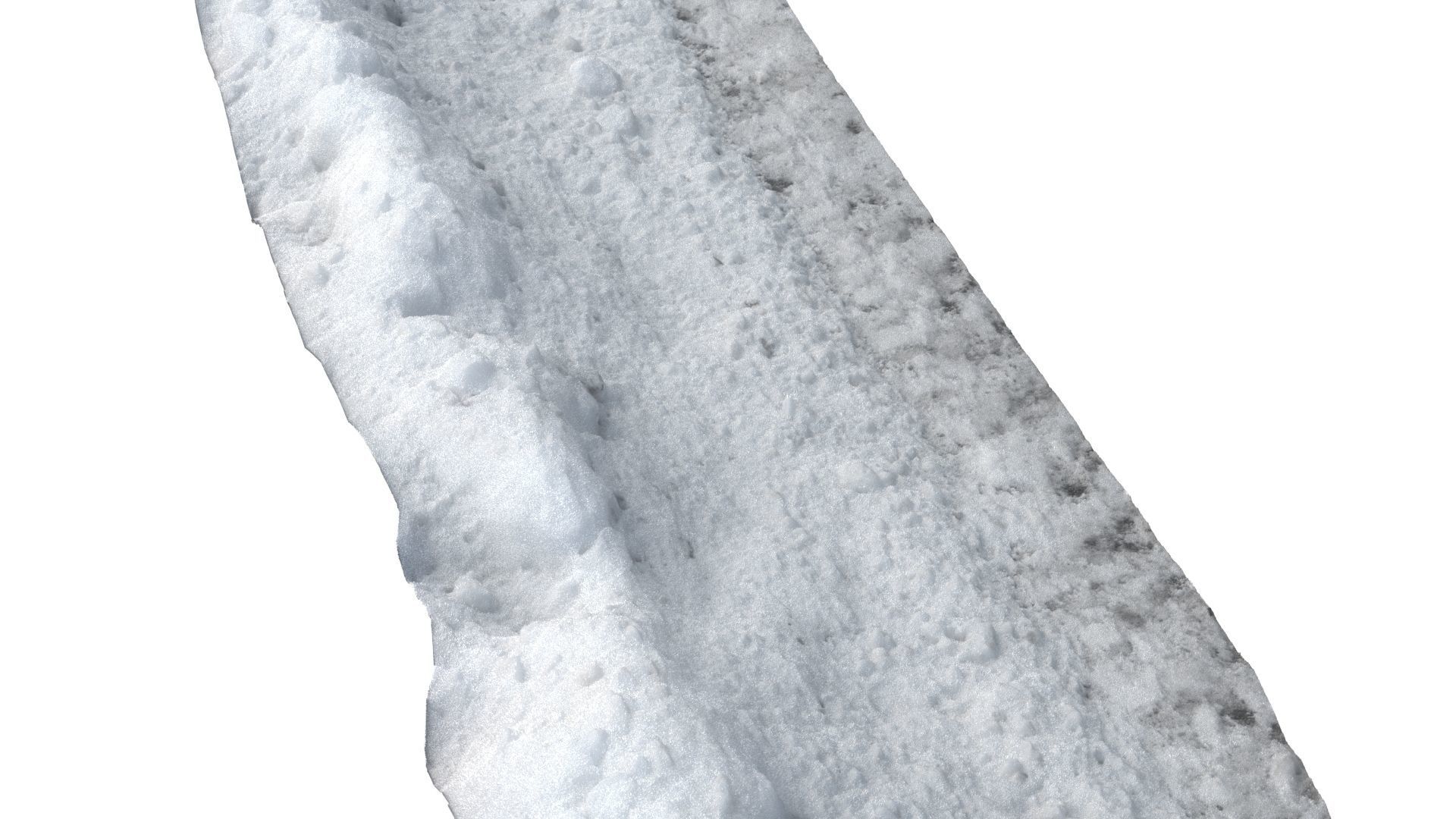 Snow scan 5A Low-poly 3D model_5