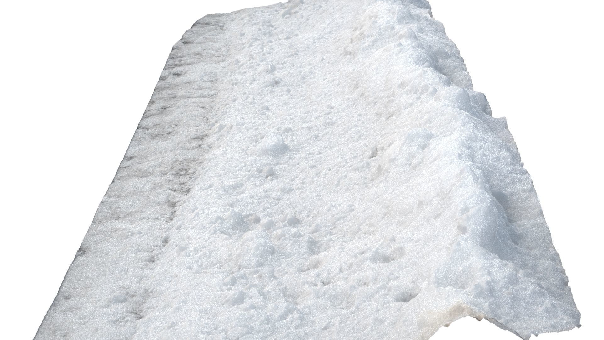 Snow scan 5A Low-poly 3D model_9