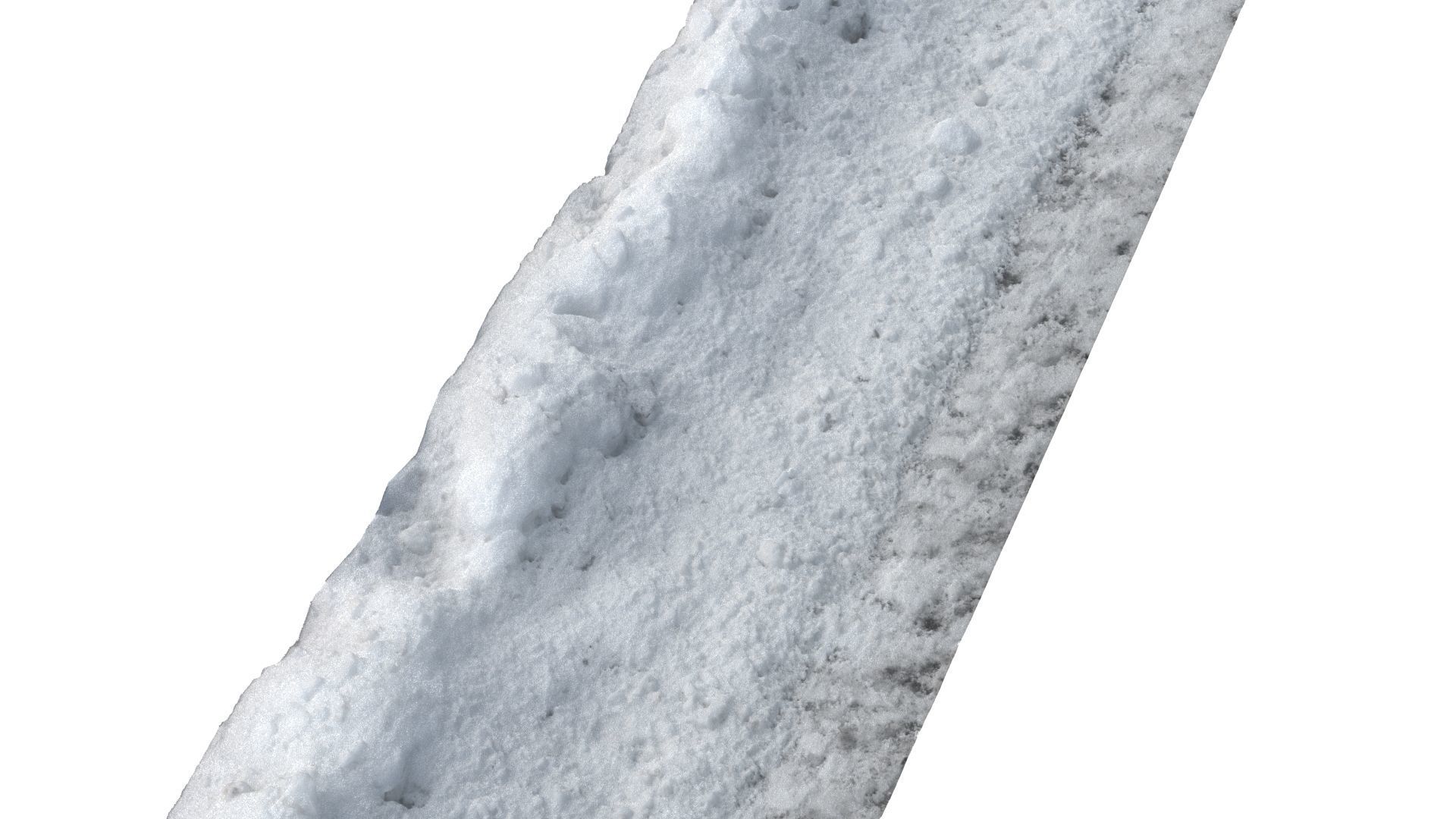 Snow scan 5A Low-poly 3D model_4