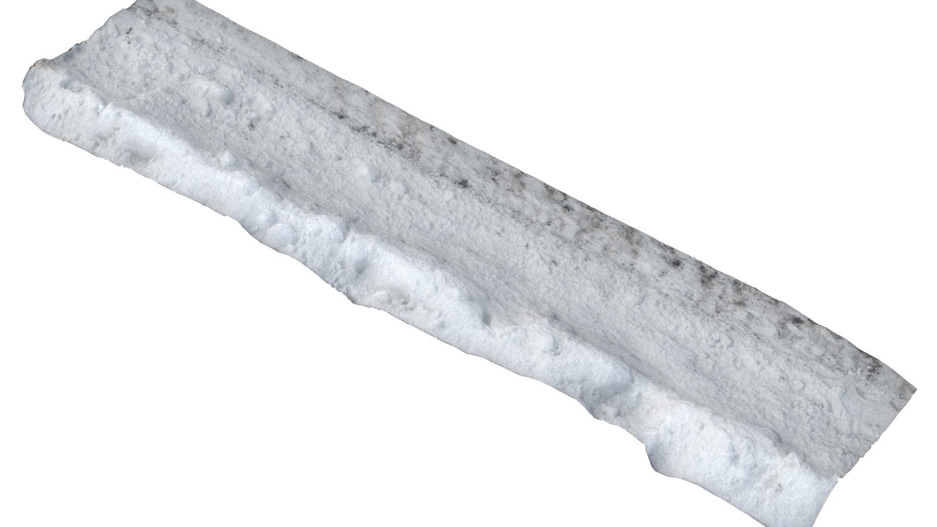 Snow scan 5A Low-poly 3D model_6