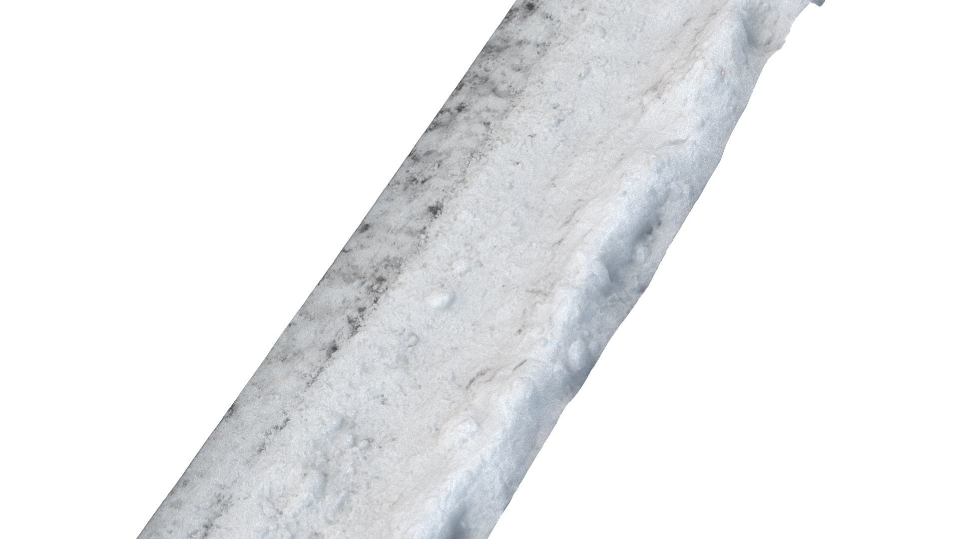 Snow scan 5A Low-poly 3D model_8