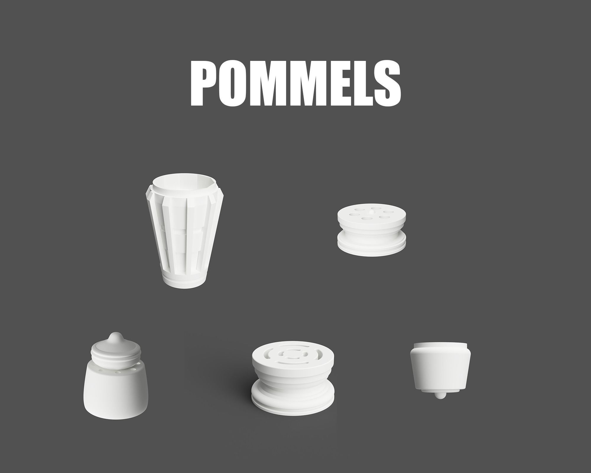 Battle of Geonosis Lightsaber Hilts 3D Printable 3D Model Collection_10