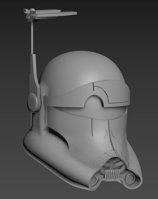 Clone Force 99 Crosshair Full Armor 3D print ready STL 3D print model_1