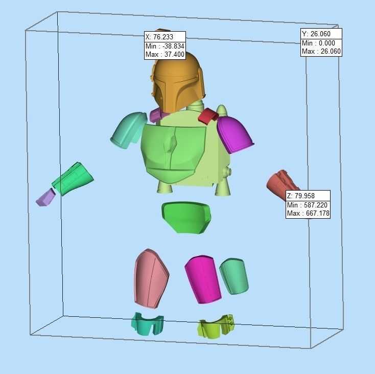Deathwatch Mandalorian 6 inch and 4 inch figure upgrade STL 3D print model_8