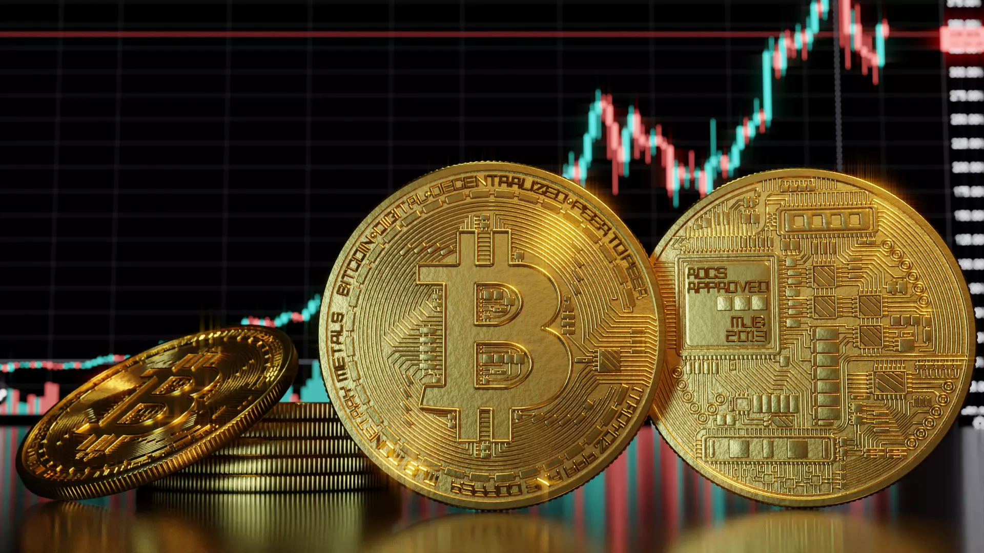 BitCoin - HiPoly and LowPoly 3D model_0