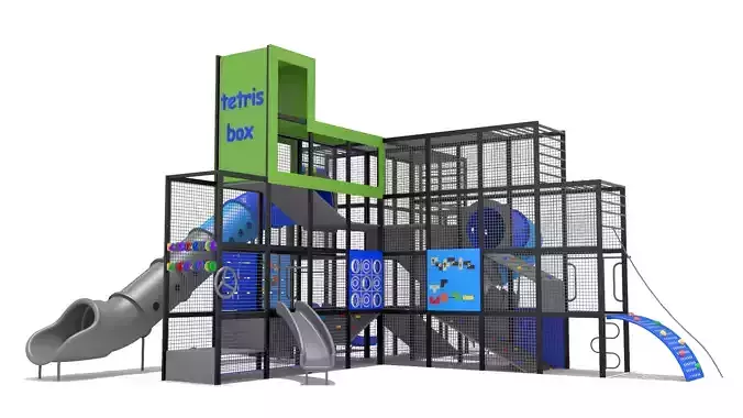 Playground- Tetris Box Playset 3D model