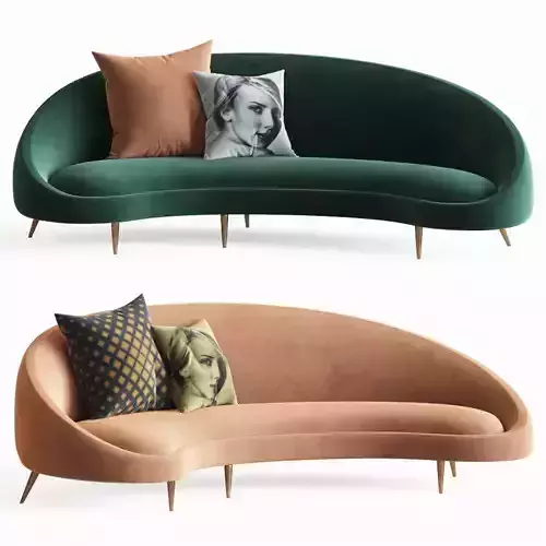 Jonathanadler Ether Curved Sofa