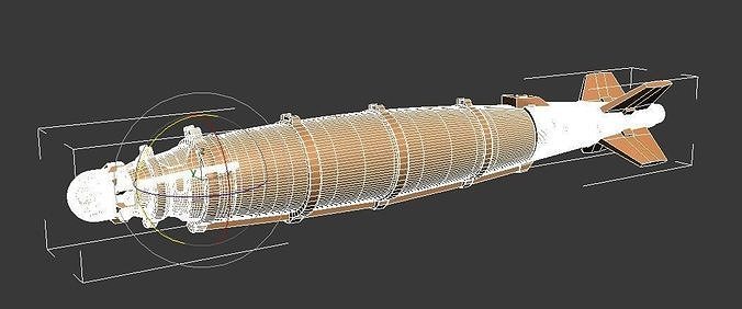 laser GbU 54 500 lbs laser jdam 3D print model