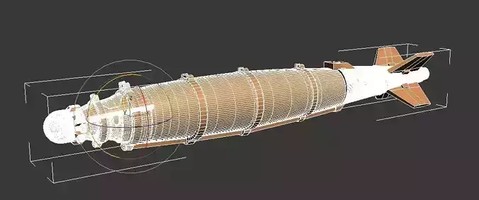 laser GbU 54 500 lbs laser jdam 3D print model