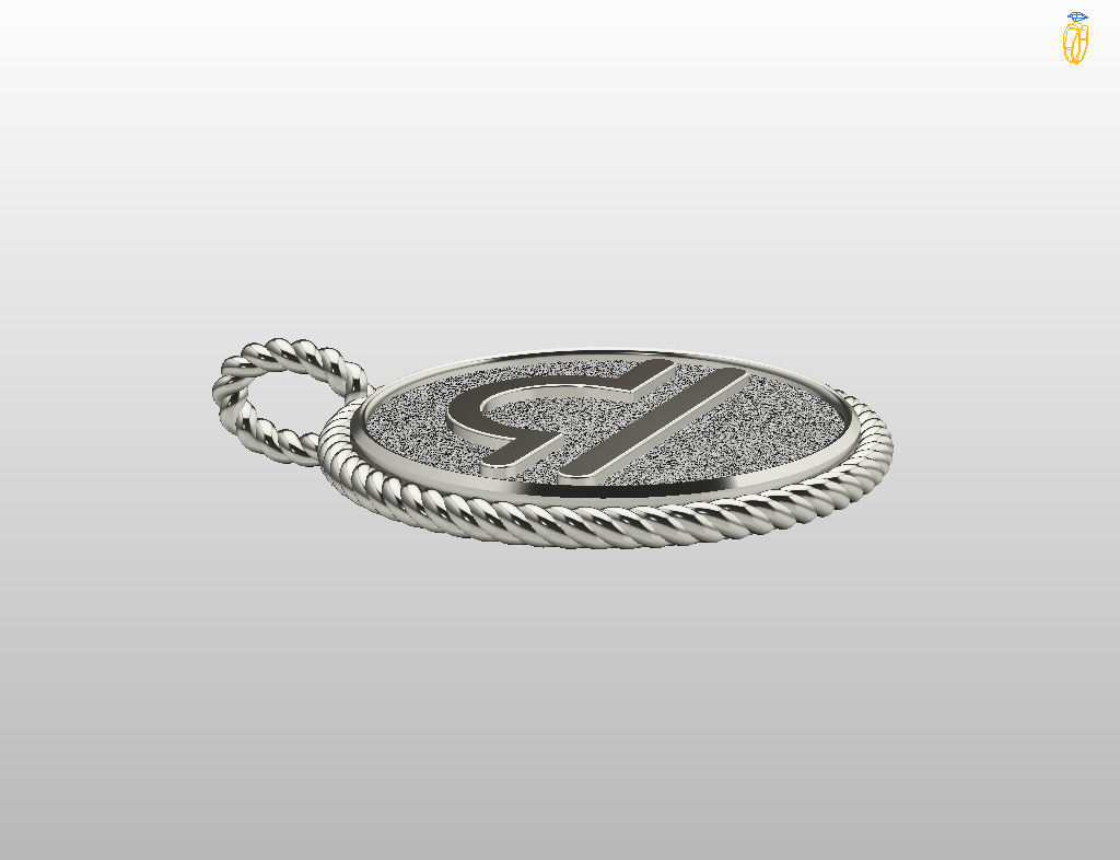 Zodiac Sign Pendant Scales libra 3D print model_31