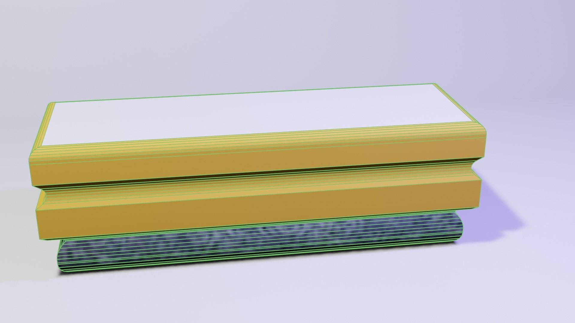 blackboard eraser 3D model_1