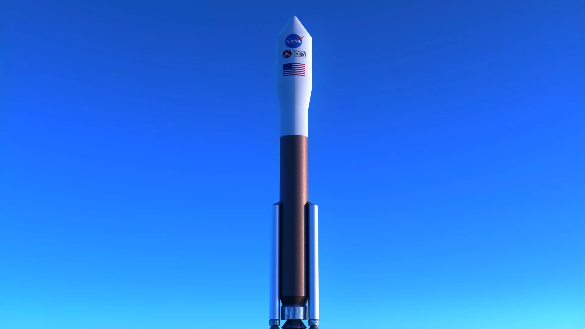 NASA Rocket - 2020 Mars Perseverance 3D model_0