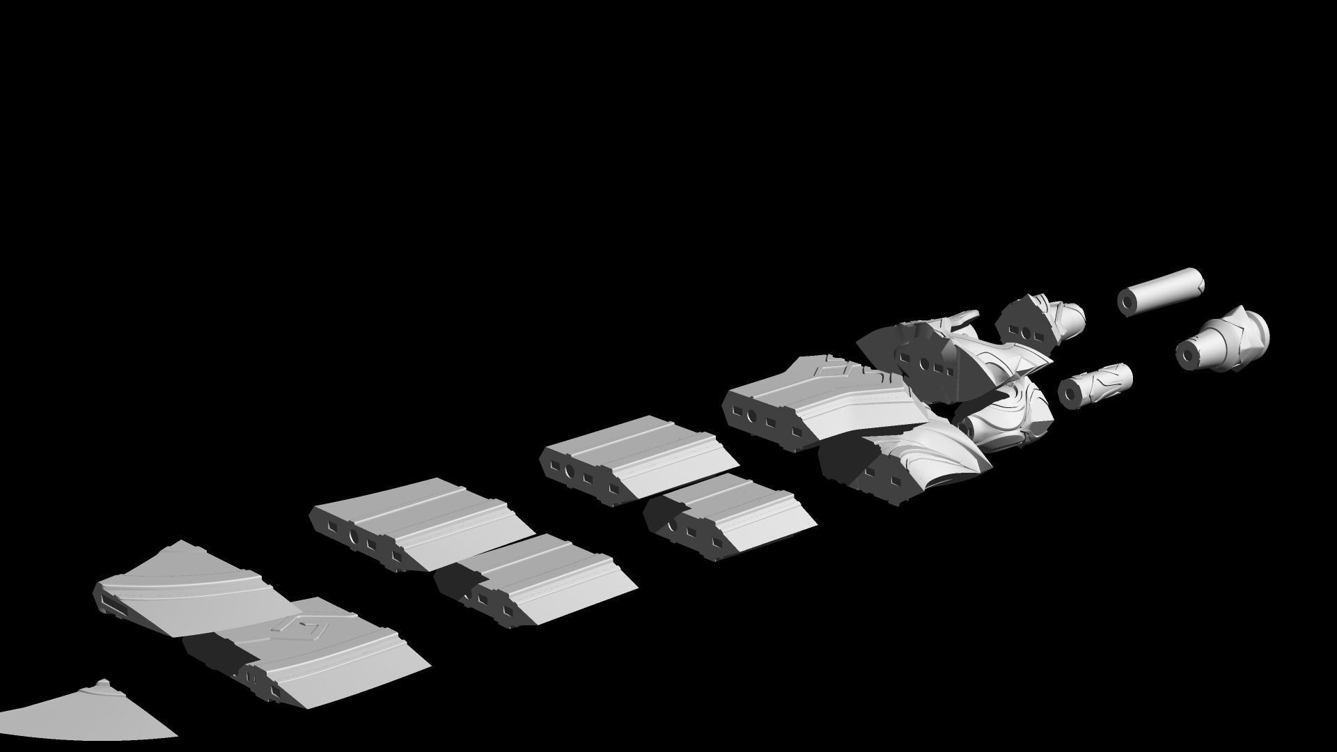 Genshin Impact  Prototype Archaic 3D print model_4