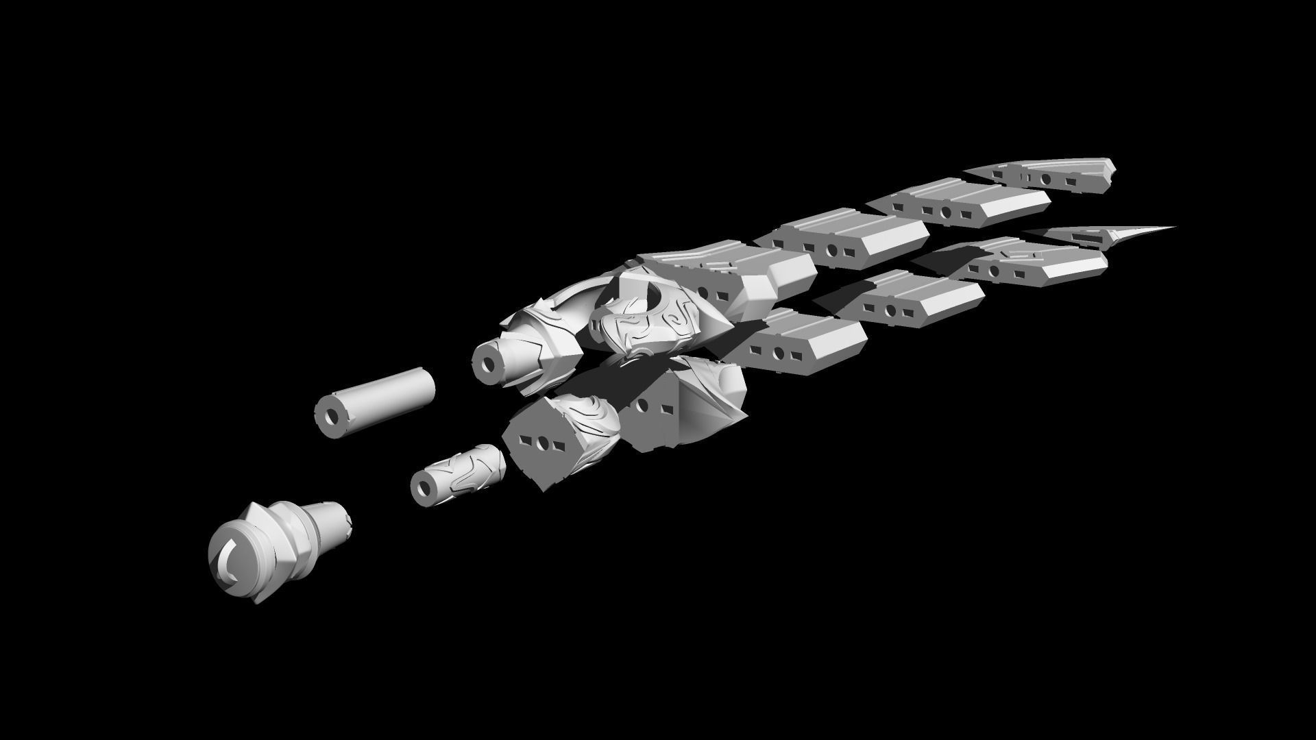 Genshin Impact  Prototype Archaic 3D print model_5