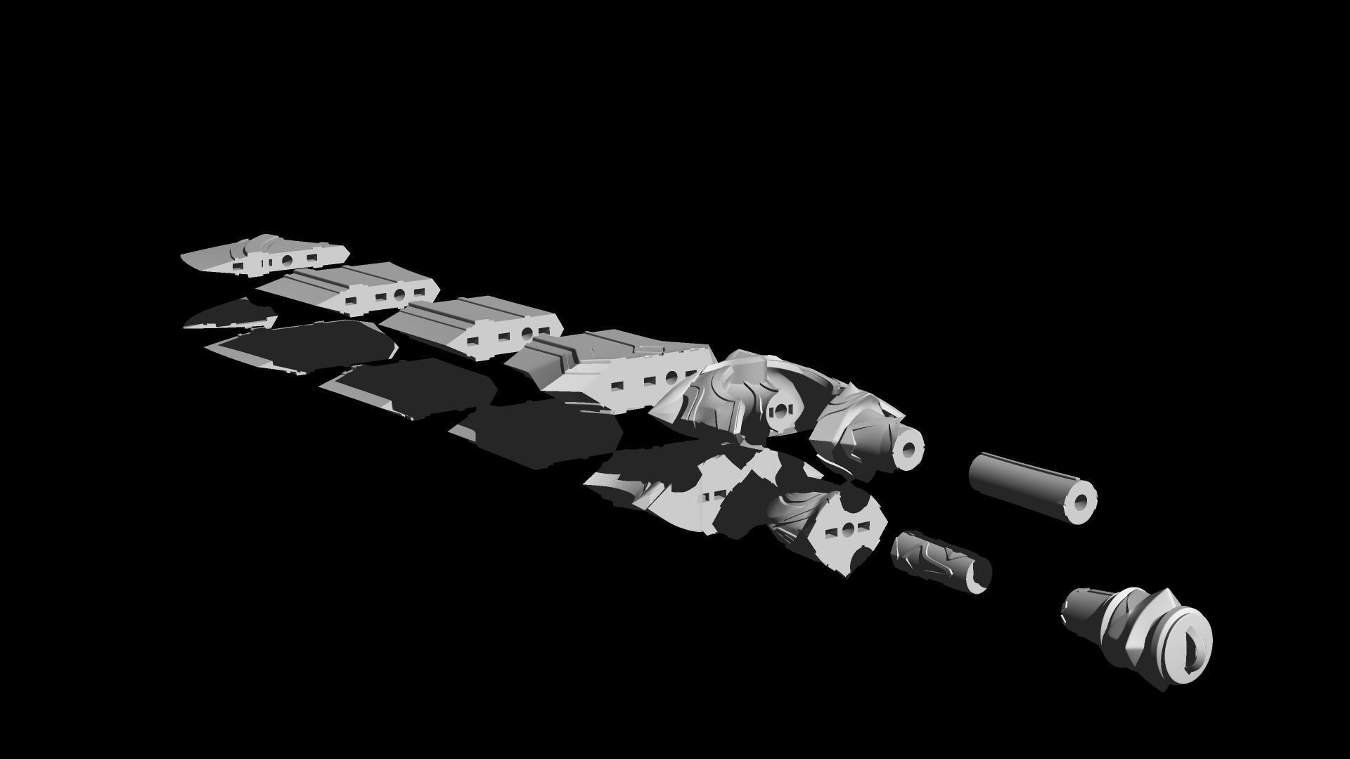 Genshin Impact  Prototype Archaic 3D print model_6