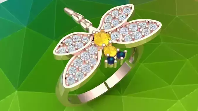 Dragonfly rings